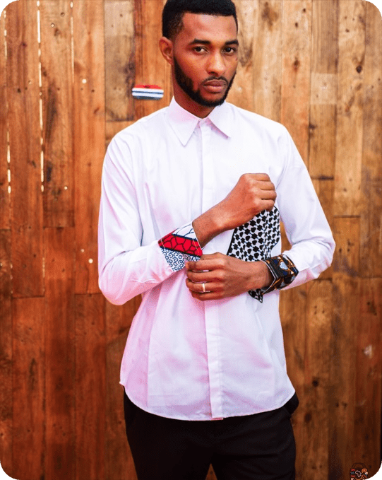 White Long Sleeve Collar Shirt - Yobaal